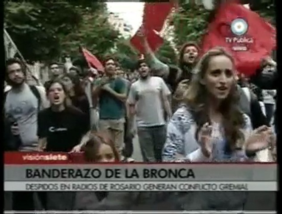 El banderazo en Visión 7