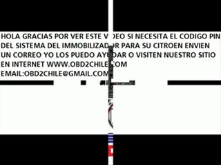 codigo pin citroen (herramientas) y (automotrices)