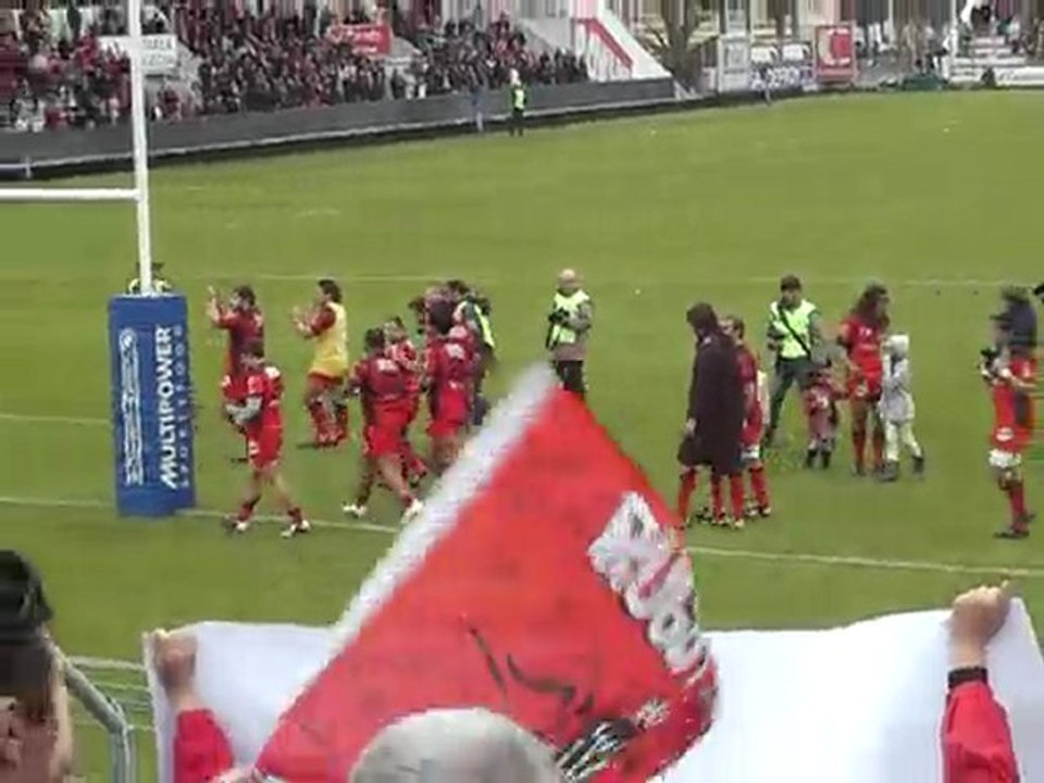 Tour d'honneur Toulon Bayonne 2010