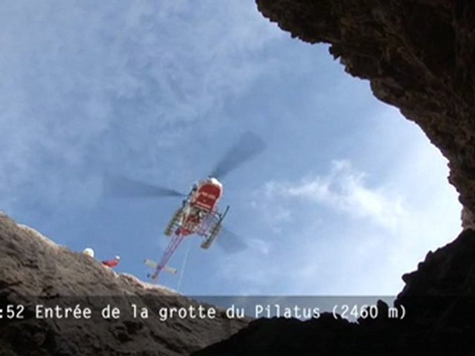 Exercice du spéléo-secours