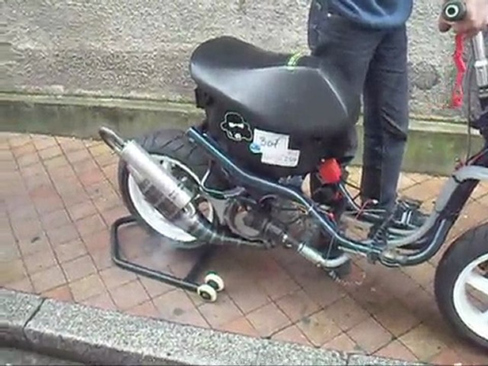 premier coup de kick pour le moteur big bore 88cc