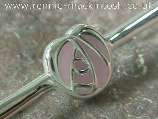 Sterling silver Charles Rennie Mackintosh pin DWO471