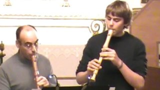 ouverture pour deux flûtes de J. M. Hotteterre
