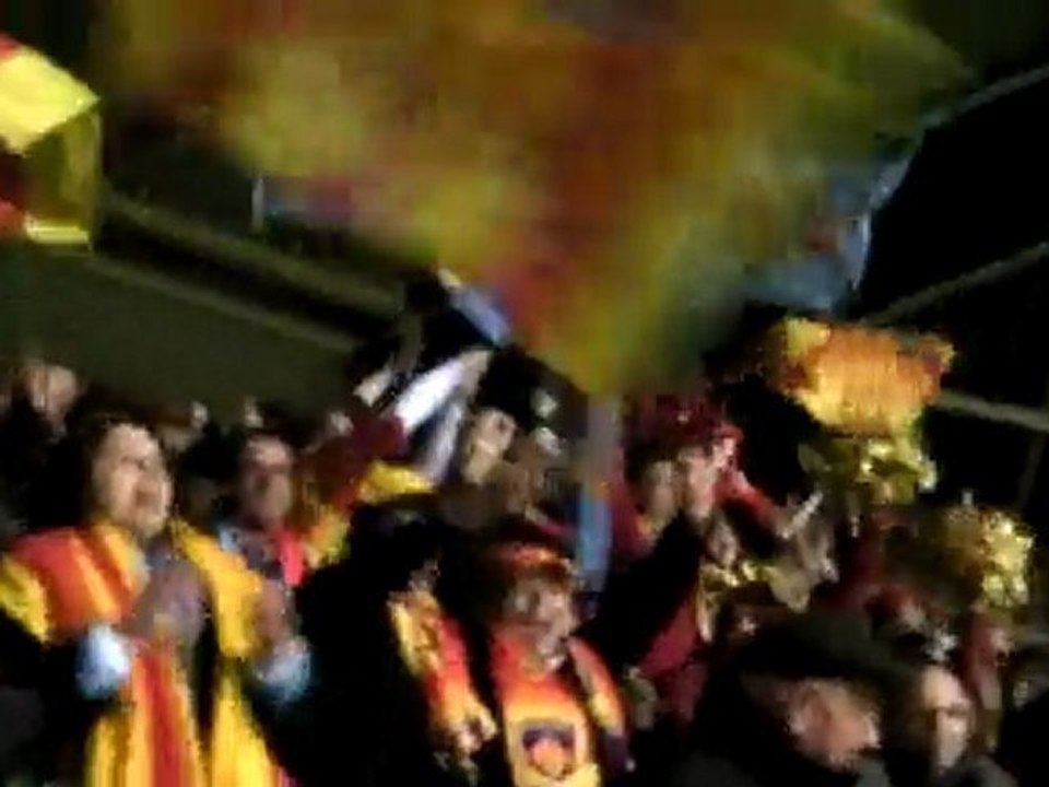 les flammes  USAP vs castres 2010
