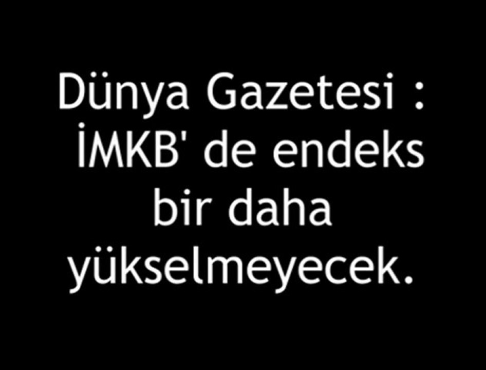kıyamet kopsa medya nasıl duyururdu