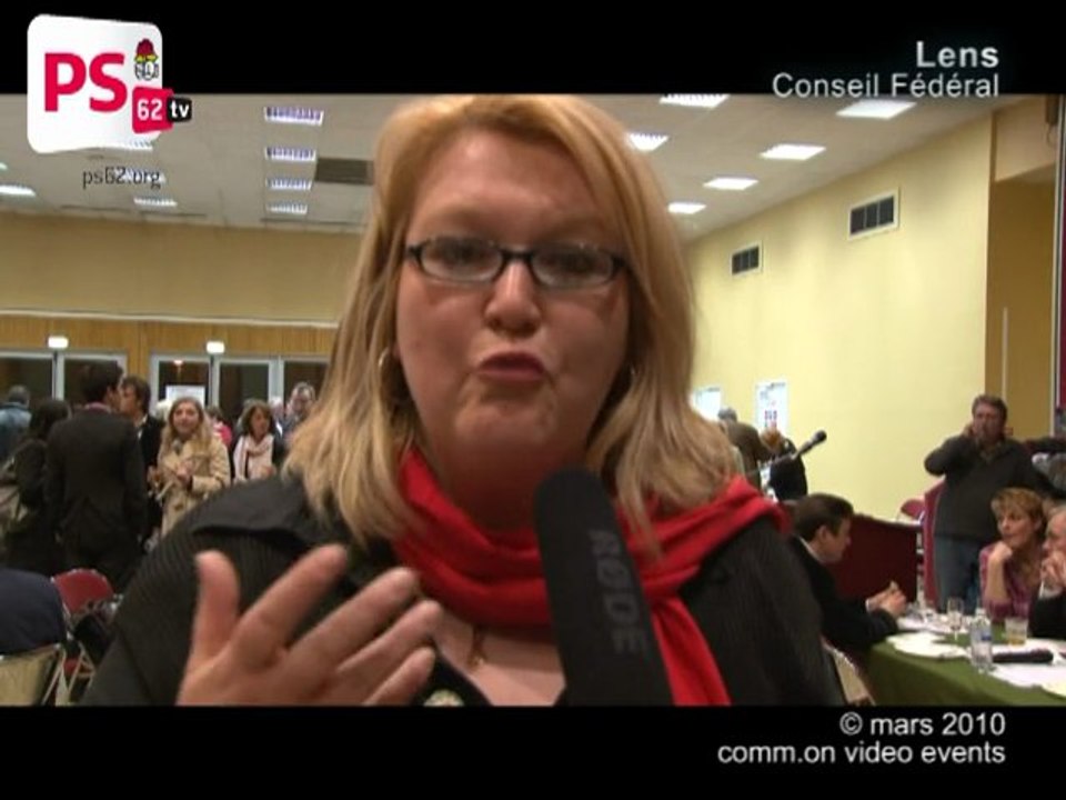 CECILE BOURDON REAGIT A LA VICTOIRE AUX REGIONALES 2010