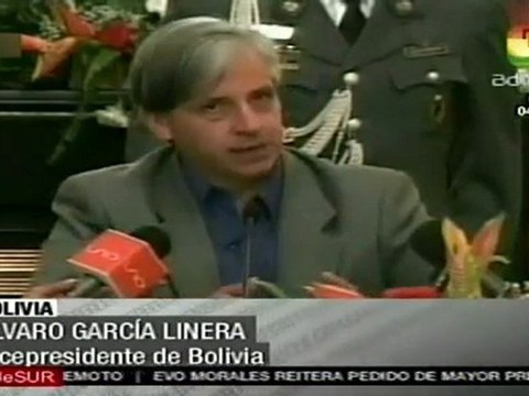 El vicepresidente de Bolivia, Álvaro García Linera: está