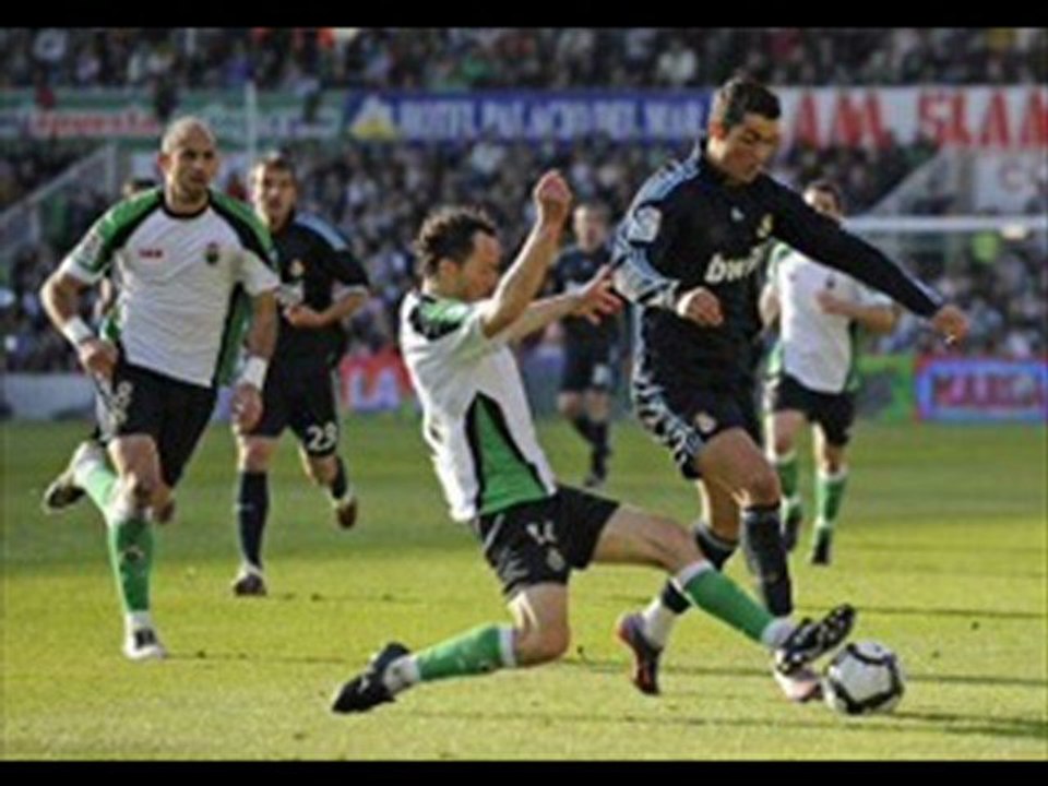 Racing Santander 0-2 Real Madrid Ronaldo,Higuain score