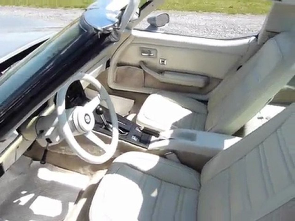 1978 Silver Anniversary Corvette L82 Auto Oyster Leather Int