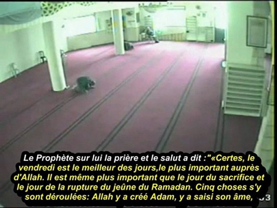 il est mort aprés sa prière dans la mosqué
