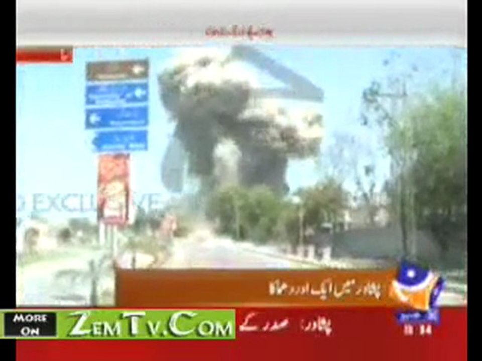 Three Blasts Hit Saddar Area Peshawar