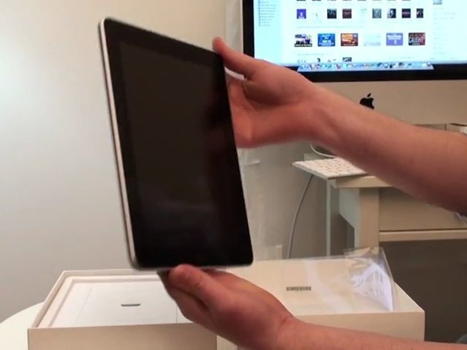 Deballage de l'iPad par Geek-Trend