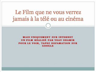 defamation: la facette cachée de l'antisémitisme