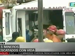 Rescatan vivos a 115 mineros en China