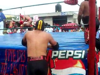 wrestling on the streets.