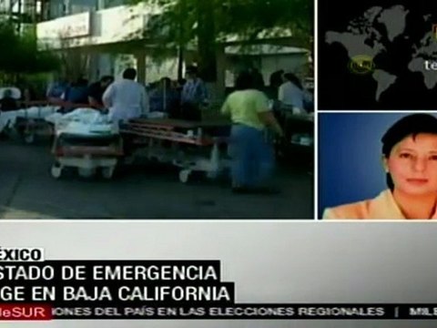 Sismo de 7.2 grados sacudió las costas de Baja California