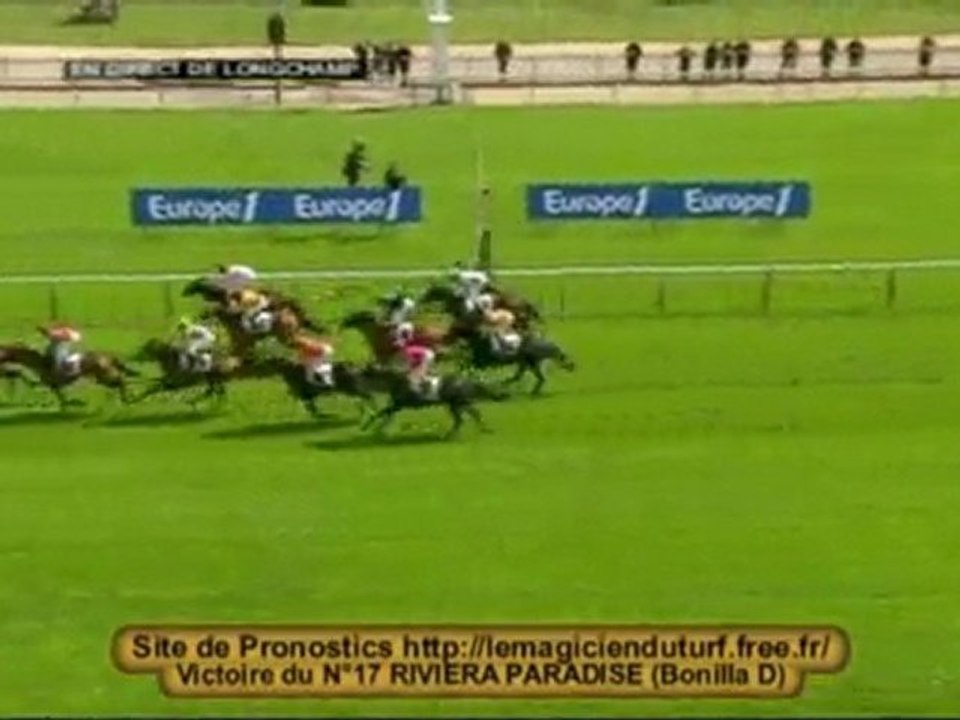 vidéo Quinté a longchamp  PRIX DU PALAIS GARNIER