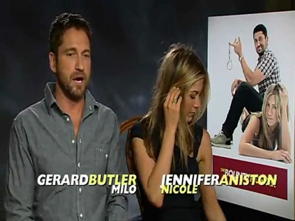 Jennifer Aniston & Butler - "The Bounty Hunter" Interview