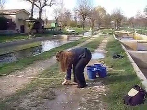 Rivières Theyrargues, Avril 2010, pêche Truite 3 , Sandrine