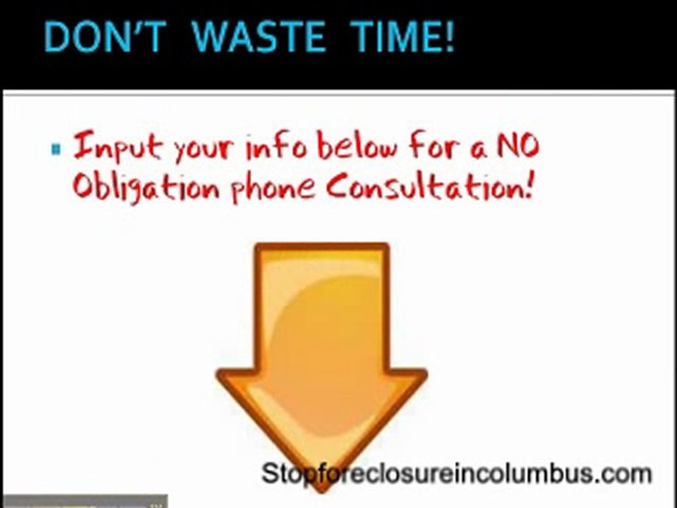 Stop Foreclosure Columbus | Stop Columbus Ohio Foreclosure