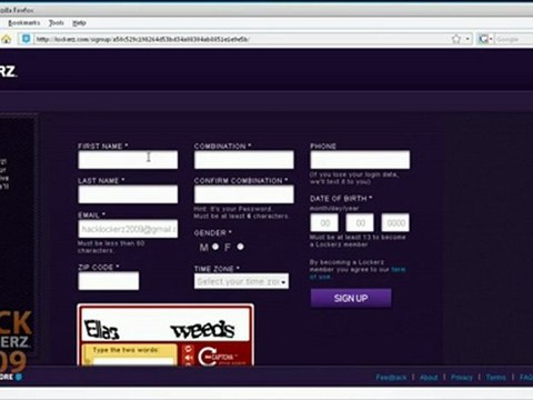 Lockerz hack start with 5450 ptz! Still works at april 6th
