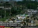 Siguen protestas de mineros en Perú, al menos 6 muertos