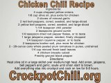 The SECRET Chicken Chili Recipe for you - Chili Recipe