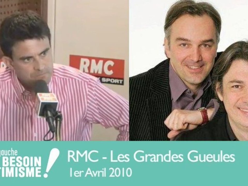 Manuel Valls - RMC - 01/04/2010