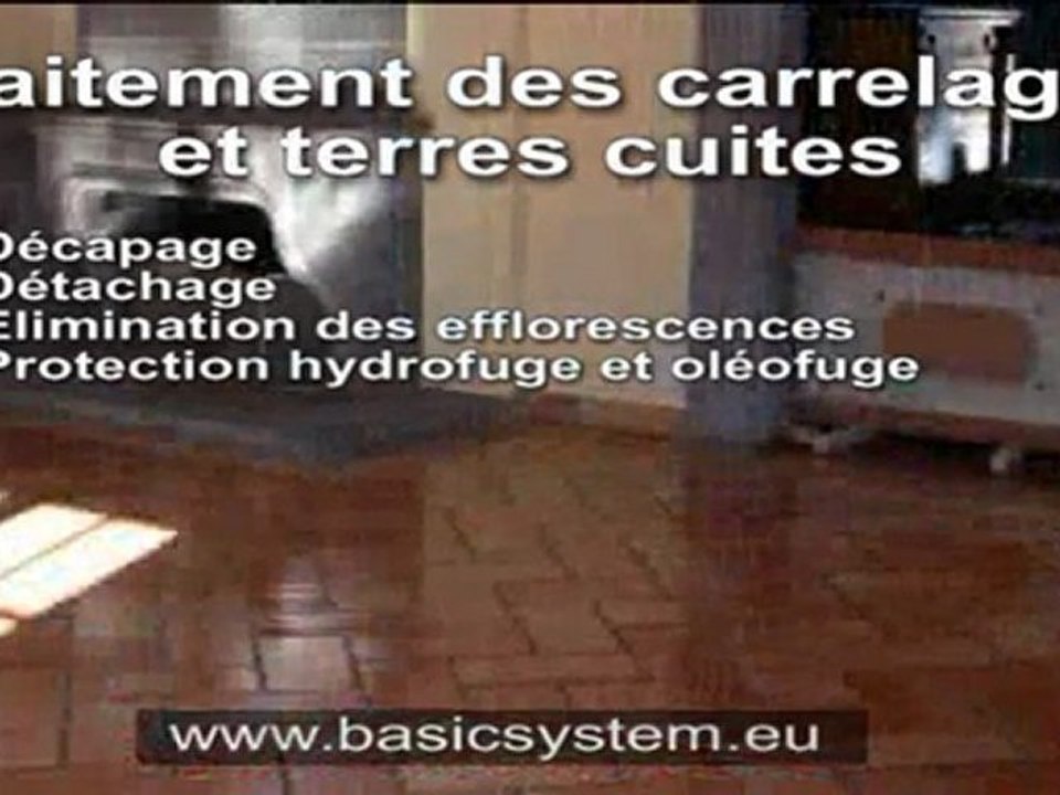 Rénovation et Traitement Terre Cuite, Tomettes - Basic System