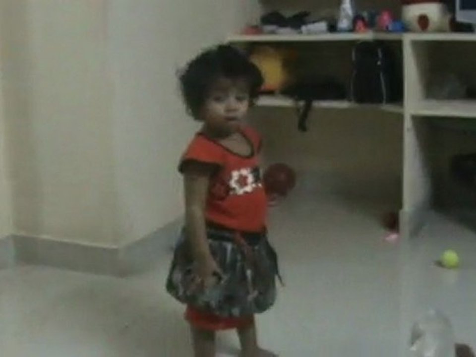 Suchi having fun at home