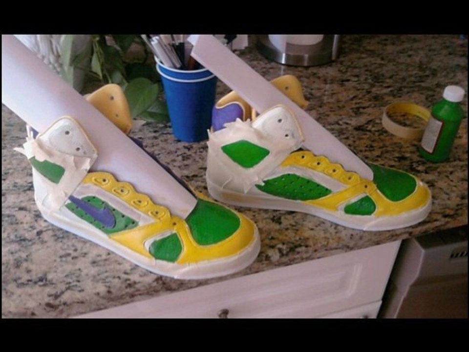 Custom Painted Nike Auto Flights by JAMZ