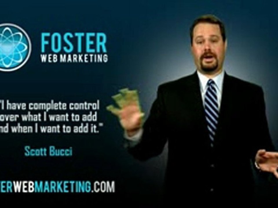 Scott Bucci has Complete Control Over his Website Content