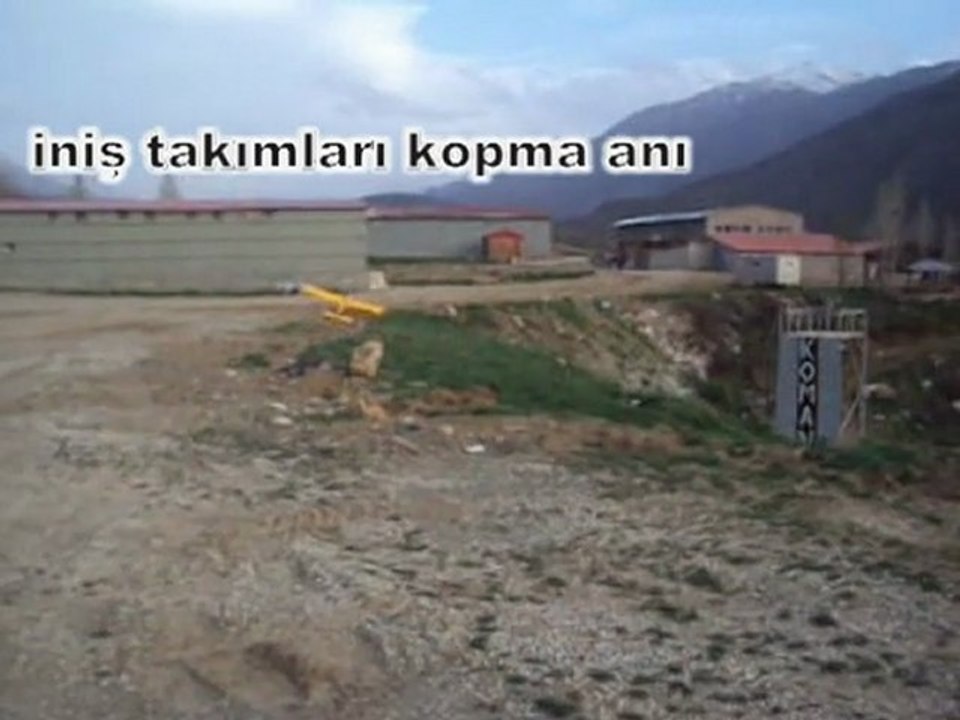 Shark iniş takımsız gövdeye iniş