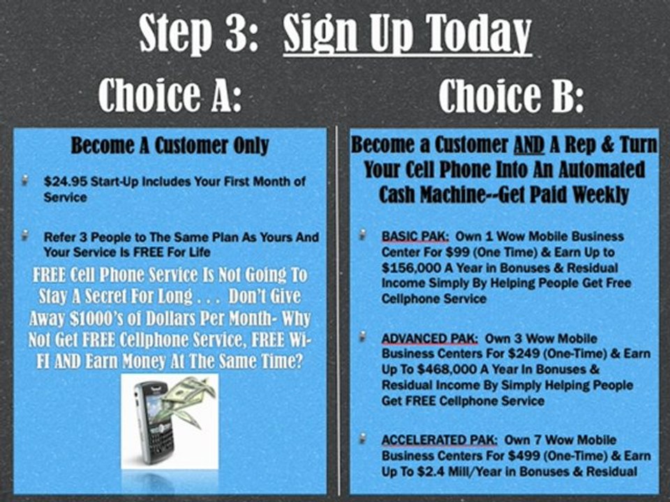 WOW MOBILE FREE Cell Phone Service-Refer 3 & It’s FREE!