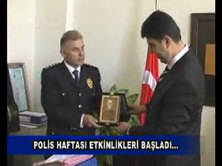 Polis haftası etkinlikleri başladı.