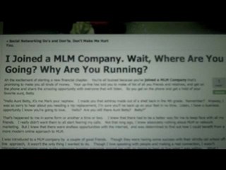 I Joined an MLM, Wait Why Are You Running