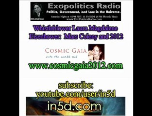4Whistleblower Laura Magdalene Eisenhower Mars Colony & 2012