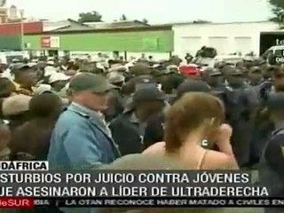 Dos detenidos en Sudáfrica por asesinato de ultraderechista