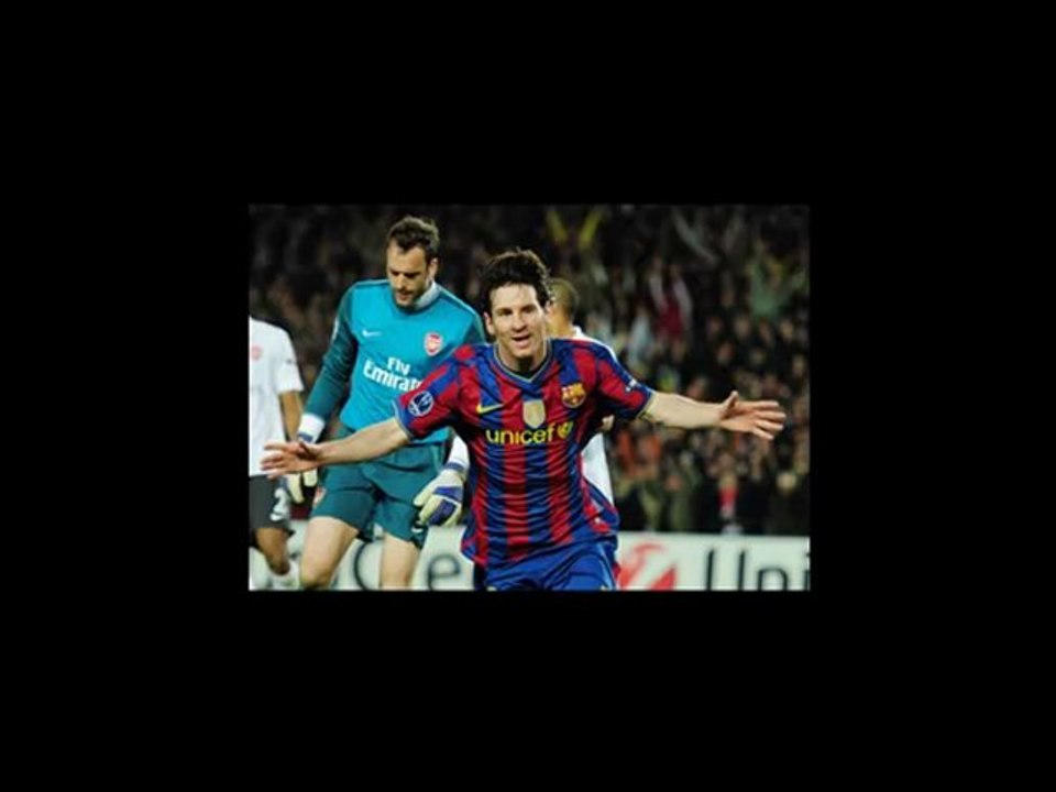 Barcelona vs Arsenal 4-1 goals 6-4-2010 Champions