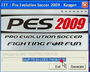 PRO EVOLUTION SOCCER 2009 KEYGEN