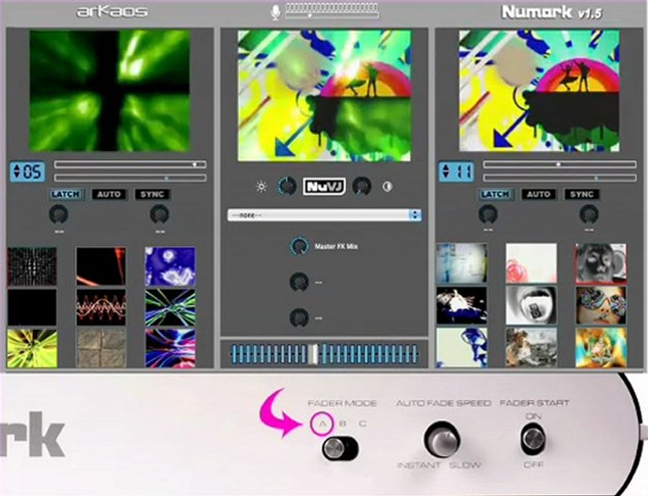 3mn sur le Numark NuVJ et Arkaos Grand VJ (La Boite Noire)