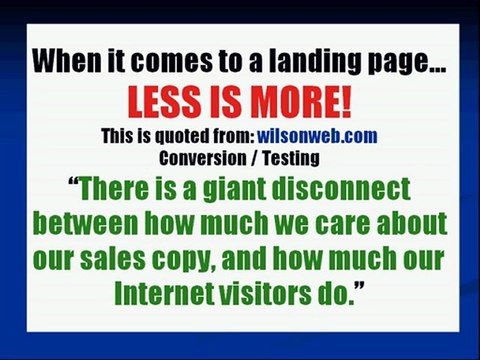 Increase Conversion Rates On Your Landing Pages - Presentati