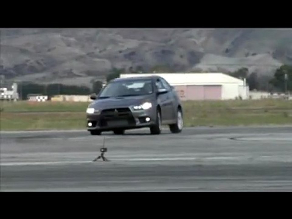 Mitsubishi Evo X- Faster than the Evo IX- - by Inside Line