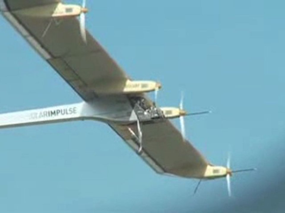 Le premier vol de Solar Impulse à Payerne le 7 avril 2010