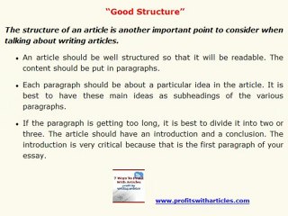How To Write Articles – Five Essential Guidelines V3