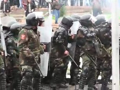 Zamieszki w Kirgistanie - Amatorskie zdjęcia