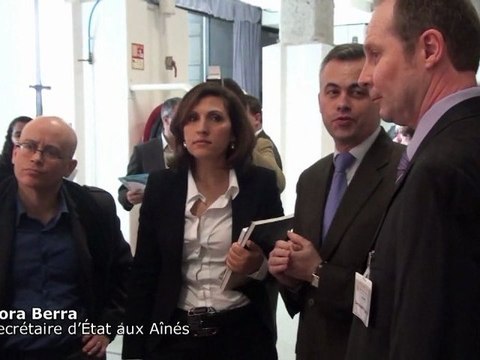 Nora Berra inaugure le salon des métiers du grand âge
