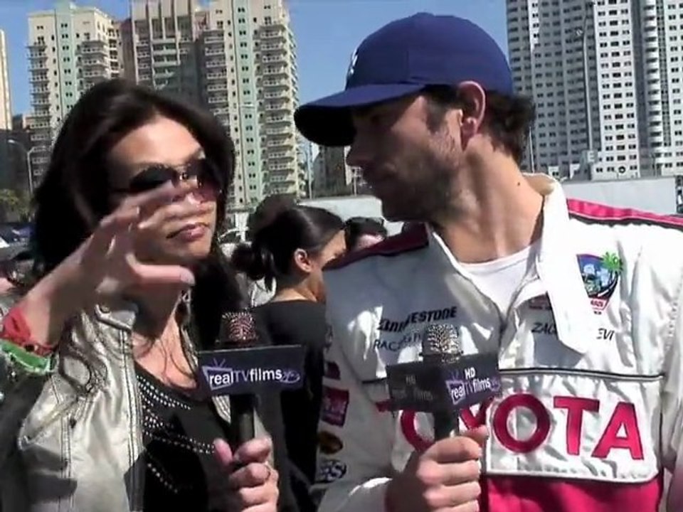 Zachary Levi, Toyota Grand Prix Celebrity Race, RealTVfilms video