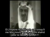 Le roi Fayçal (d'arabie saoudite) appellant au jihad.