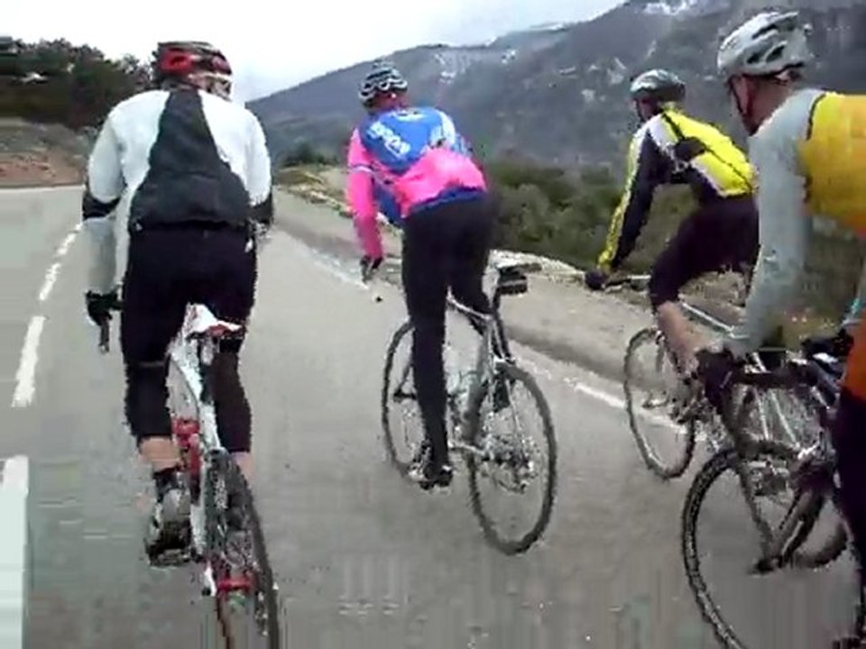 dans la montée vers Aurel par le col de Veaux...